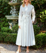 Karen Kane Womens Lace Applique Midi Shirtdress