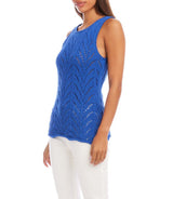 Karen Kane Womens Crochet Sweater Tank Top