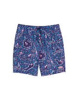 Vineyard Vines Mens 7" Printed Chappy Swim Trunks
