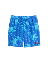 Vineyard Vines Mens 7" Printed Piped Chappy Swim Trunks