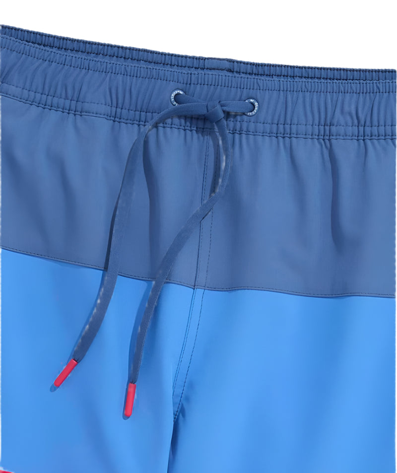 Vineyard Vines Mens 7" Colorblock Piped Chappy Swim Trunks