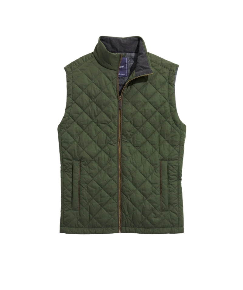 Vineyard Vines Mens Dorset Quilted Vest