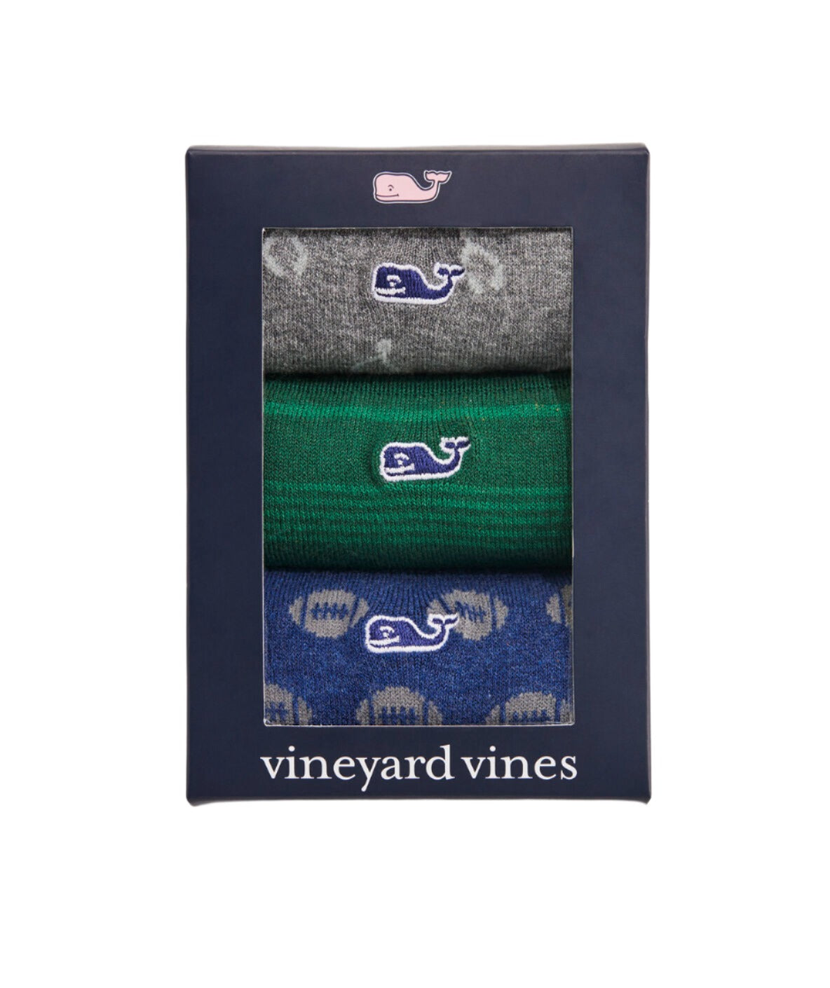Vineyard Vines Mens Fall Icons Sock 3 Pack Multi ShopCGX