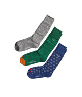 Vineyard Vines Mens Fall Icons Sock - 3 Pack Multi