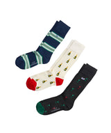 Vineyard Vines Mens Holiday Party Socks - 3 Pack