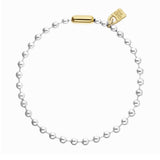UNOde50 Two Toned Ball & Lock Clasp Necklace