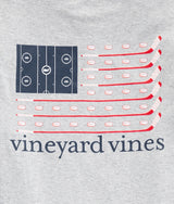 Vineyard Vins Mens Hockey Flag Long-Sleeve Pocket T-Shirt