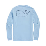 Vineyard Vines Mens Vintage Whale Long-Sleeve Pocket T-Shirt