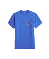 Vineyard Vines Mens Lifeguard Whale Pocket Short Sleeve T-Shirt