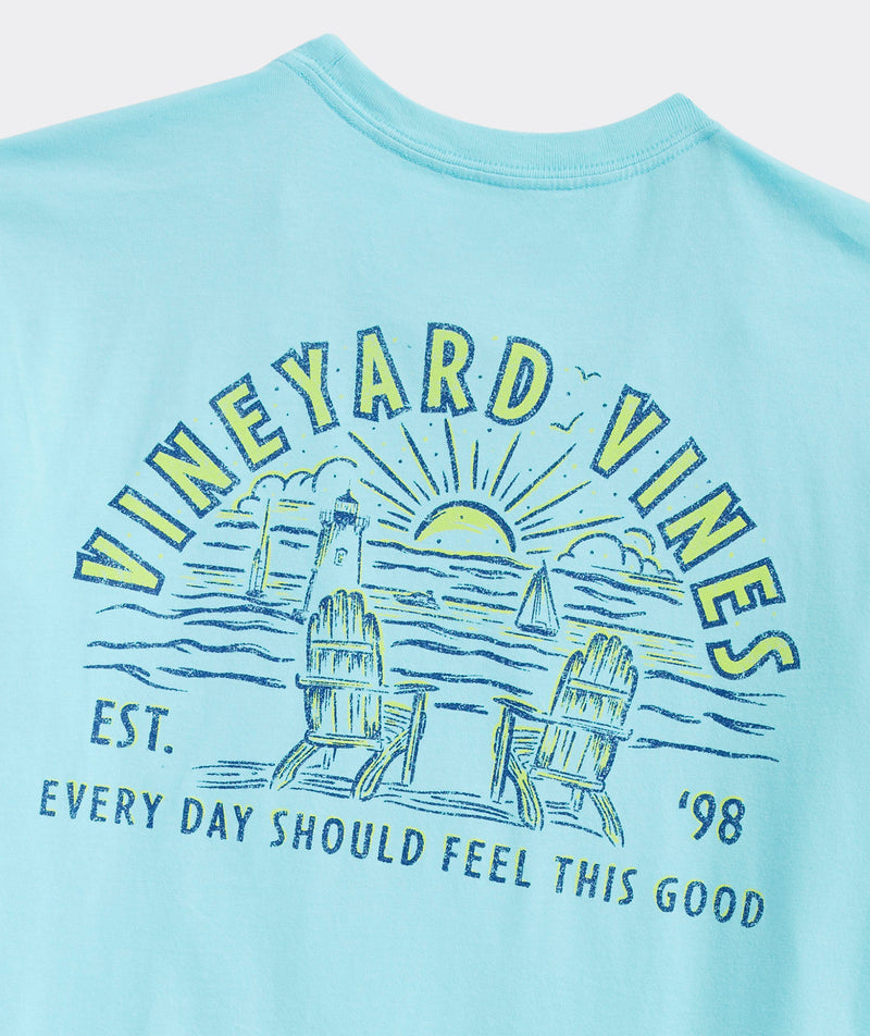 Vineyard Vines Mens Adirondack Lighthouse Long Sleeve T-Shirt