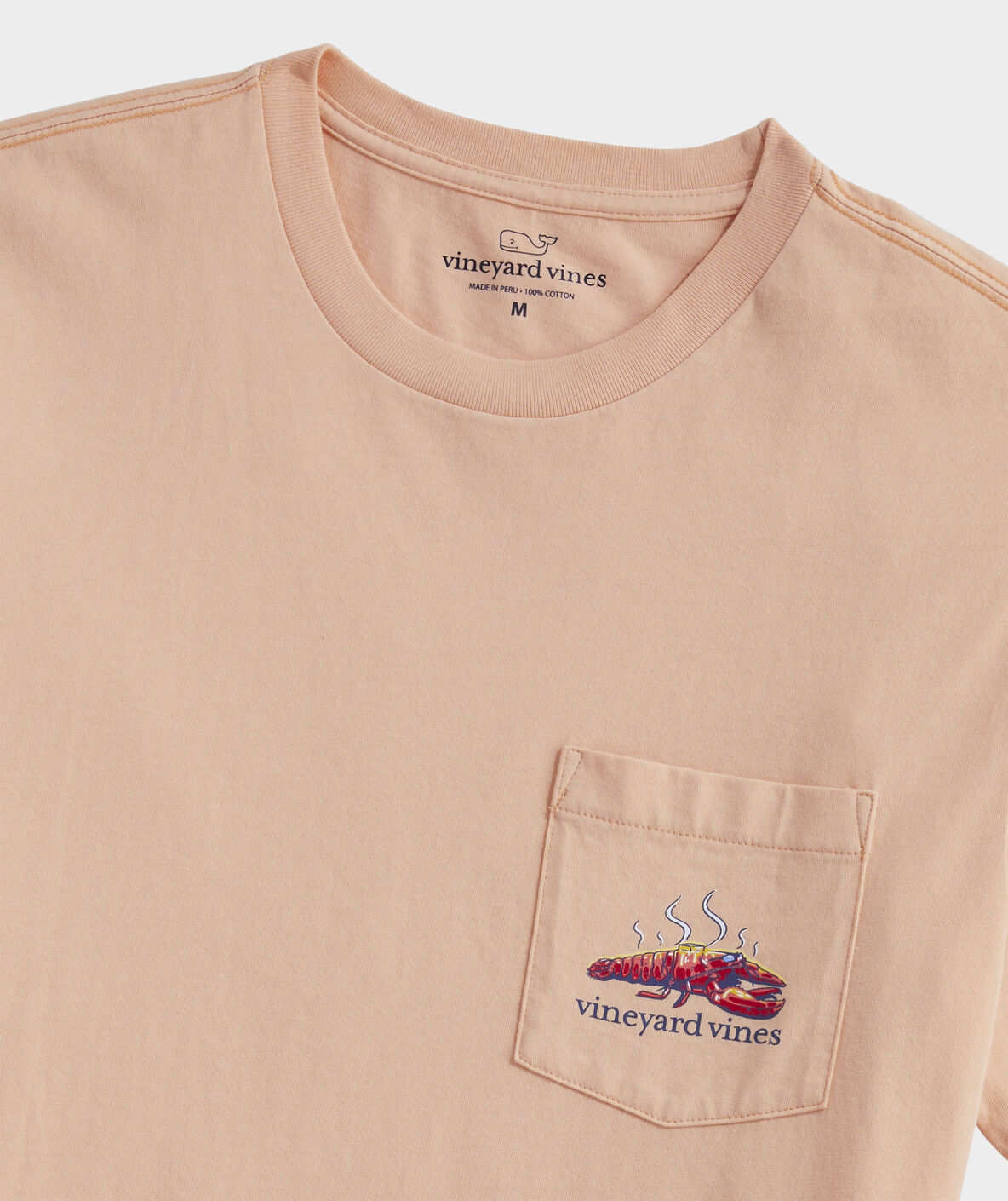 Vineyard Vines Mens Lobster Bake Pocket Short Sleeve T-Shirt