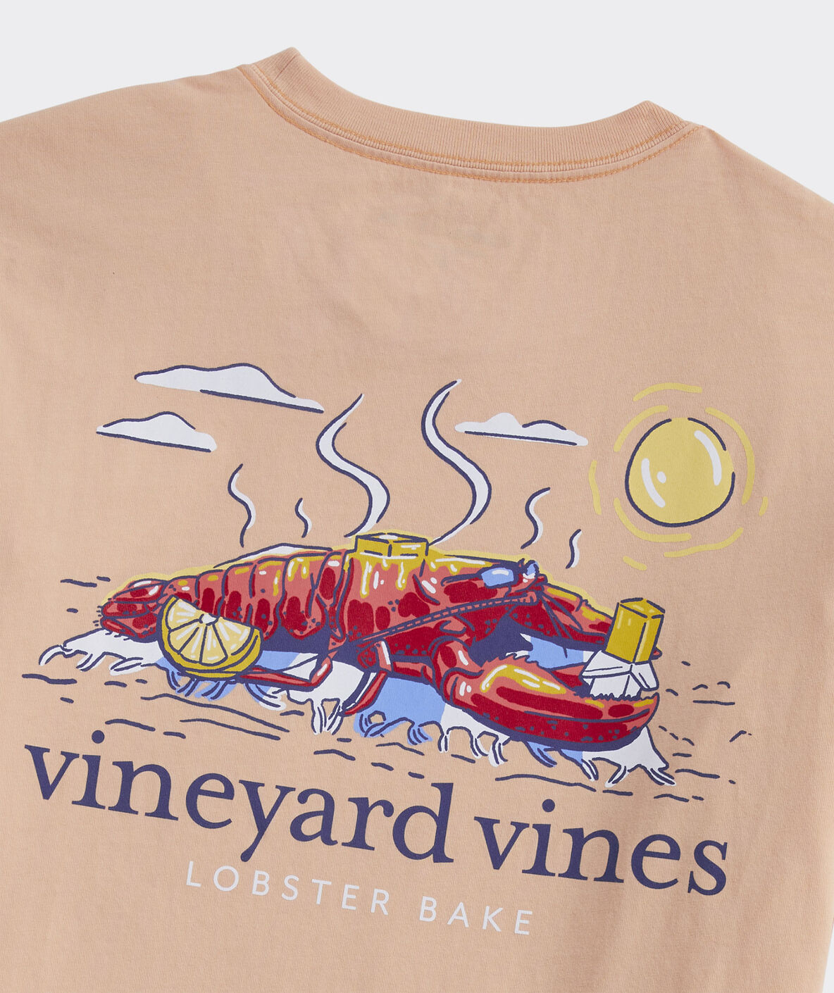 Vineyard Vines Mens Lobster Bake Pocket Short Sleeve T-Shirt