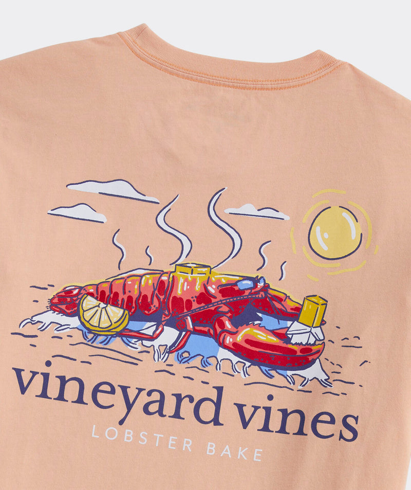 Vineyard Vines Mens Lobster Bake Pocket Short Sleeve T-Shirt
