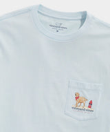 Vineyard Vines Mens Lifeguard On Duty Pocket Short Sleeve T-Shirt