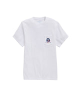 Vineyard Vines Mens USA Flag Mountain Dog Pocket Short Sleeve T-Shirt