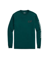 Vineyard Vines Mens Plaid Applique Whale Long Sleeve T-Shirt