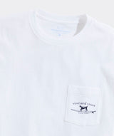 Vineyard Vines Mens Dog Surf Logo Short Sleeve Pocket T-Shirt