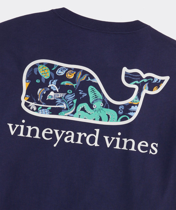 Vineyard Vines Mens Underwater Chappy Whale Short Sleeve T-Shirt