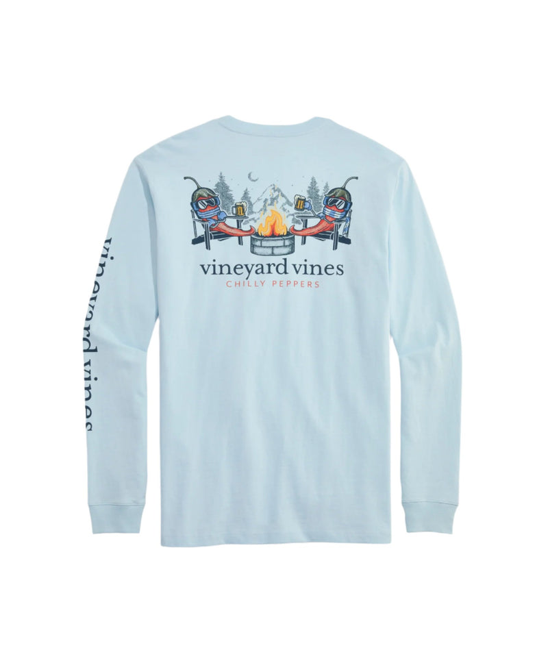 Vineyard Vines Chilly Peppers Long Sleeve Pocket T-Shirt