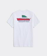 Vineyard Vines Mens Santa At Sea Short Sleeve T-Shirt