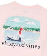 Vineyard Vines Mens Santa Casting Short Sleeve Pocket T-Shirt