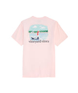 Vineyard Vines Mens Santa Casting Short Sleeve Pocket T-Shirt