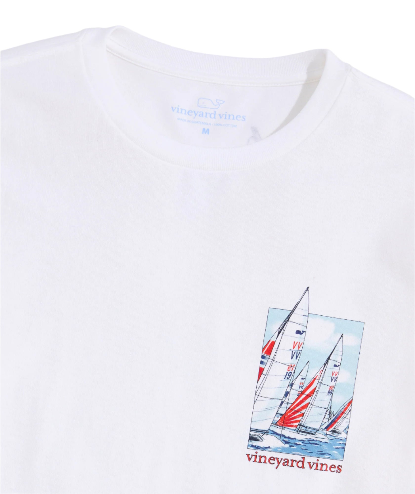 Vineyard Vines Mens Painted Sailboat Race Long-Sleeve T-Shirt