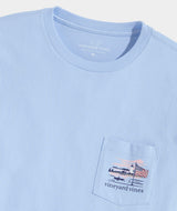 Vineyard Vines Mens Lighthouse Wakes Short Sleeve T-Shirt