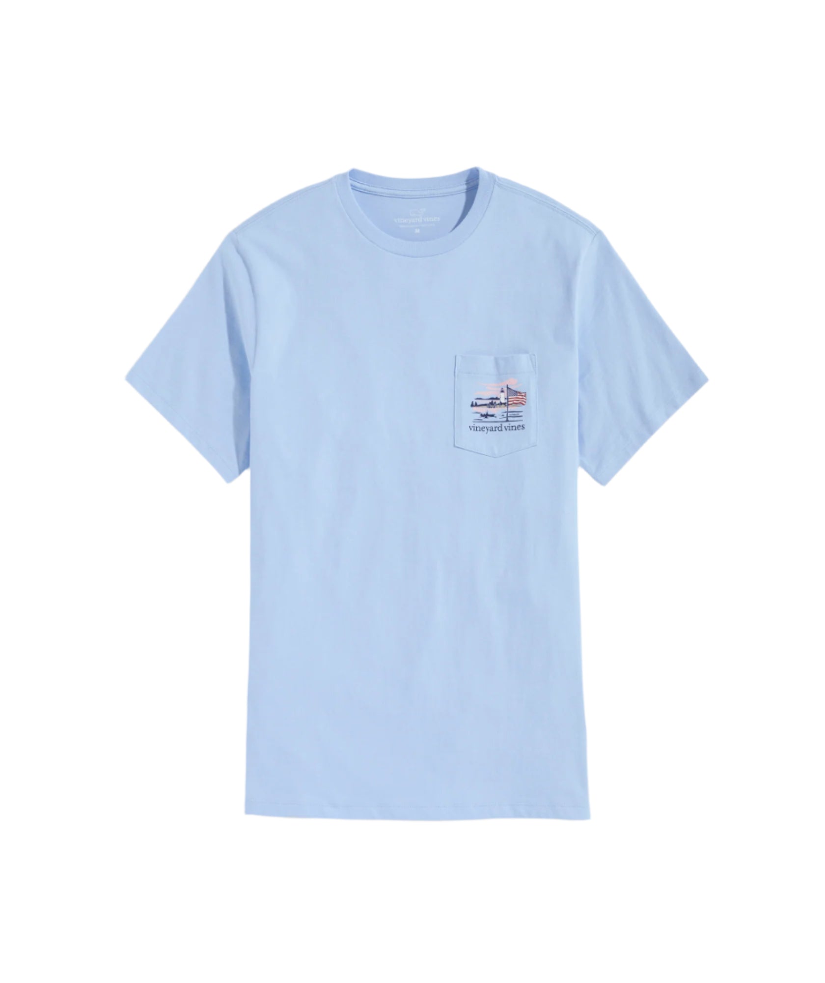 Vineyard Vines Mens Lighthouse Wakes Short Sleeve T-Shirt