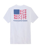 Vineyard Vines Mens USA Reel Flag Short-Sleeve Pocket T-Shirt