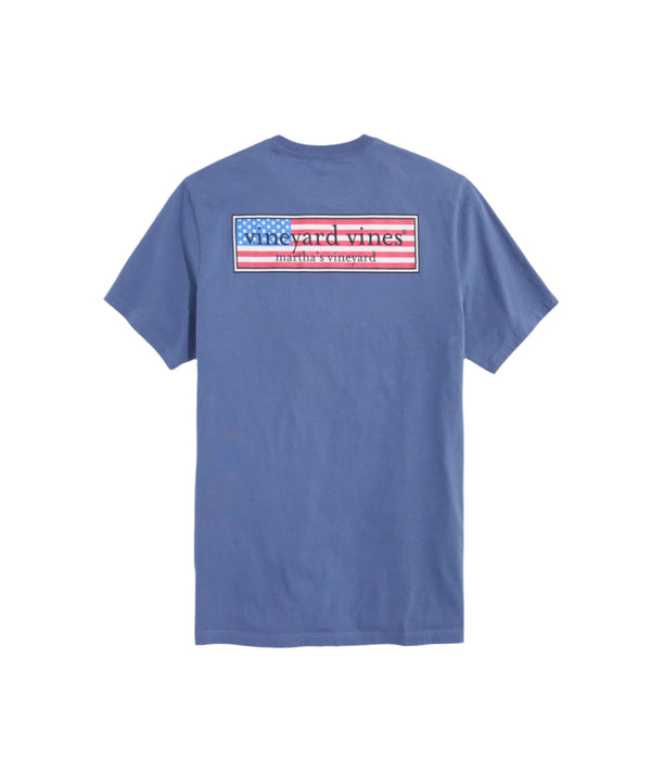 Vineyard Vines Mens Classic USA Logo Short Sleeve T-Shirt