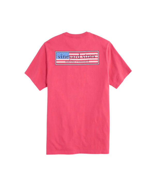 Vineyard Vines Mens Classic USA Logo Short Sleeve T-Shirt
