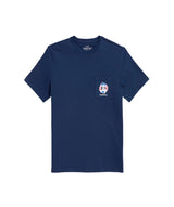 Vineyard Vines Mens USA Dog Life Ring Pocket Short Sleeve T-Shirt
