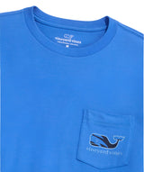 Vineyard Vines Mens Breezy Palms Chappy Whale Short Sleeve Pocket T-Shirt