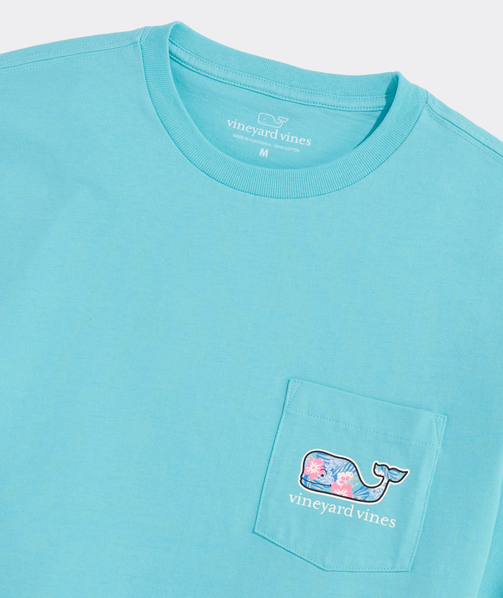 Vineyard Vines Mens Chappy Floral Whale Short Sleeve T-Shirt