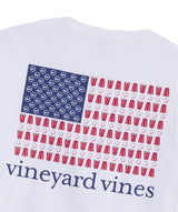 Vineyard Vines Mens Beer Pong Flag Long-Sleeve Pocket T-Shirt