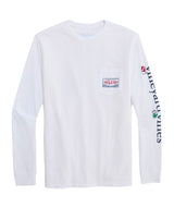 Vineyard Vines Mens Best Christmas By Par Long-Sleeve Pocket T-Shirt