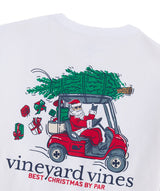 Vineyard Vines Mens Best Christmas By Par Long-Sleeve Pocket T-Shirt