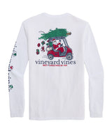 Vineyard Vines Mens Best Christmas By Par Long-Sleeve Pocket T-Shirt