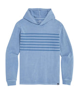 Vineyard Vines Mens Garment-Dyed Striped Surf Long-Sleeve Hoodie T-Shirt