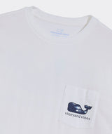 Vineyard Vines Mens Gone Fishing Whale Pocket Short Sleeve T-Shirt