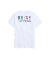 Vineyard Vines X Grateful Dead Mens Dancing Bears Pocket Short Sleeve T-Shirt
