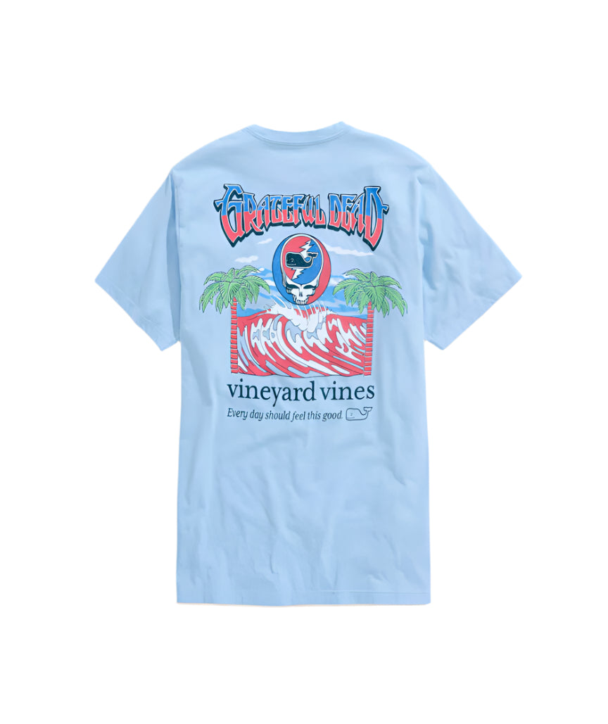 Vineyard Vines X Grateful Dead Mens EDSFTG Pocket Short Sleeve T
