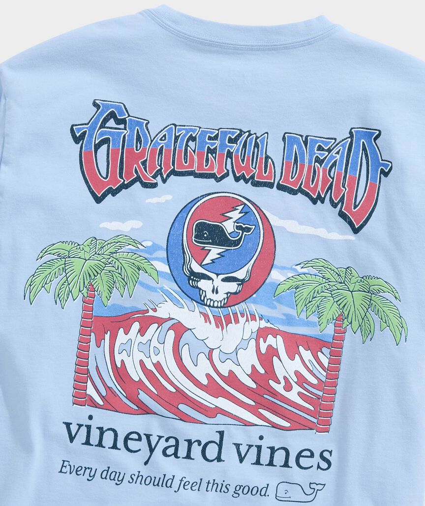 Vineyard Vines X Grateful Dead Mens EDSFTG Pocket Short Sleeve T-Shirt