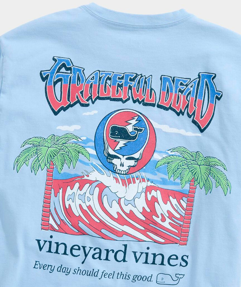 Vineyard Vines X Grateful Dead Mens EDSFTG Pocket Short Sleeve T-Shirt
