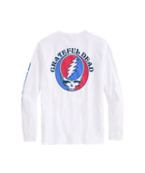 Vineyard Vines X Grateful Dead Mens Stealie Pocket Long Sleeve T-Shirt