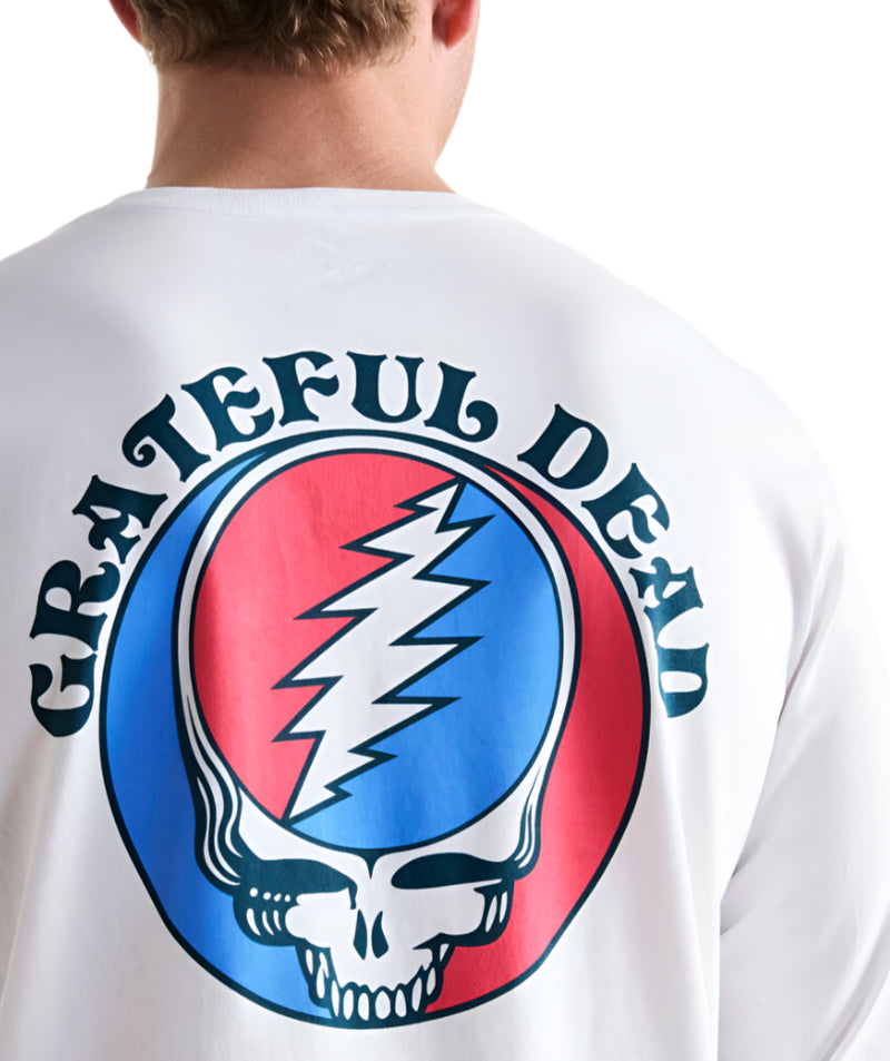 Vineyard Vines X Grateful Dead Mens Stealie Pocket Long Sleeve T-Shirt
