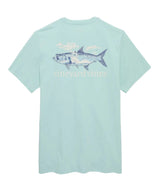 Vineyard Vines Mens Center Console Tarpon Scenic Short-Sleeve Pocket T-Shirt