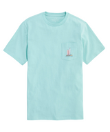 Vineyard Vines Mens Pup & Surf Van Pocket Short Sleeve T-Shirt