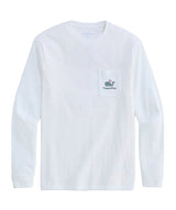 Vineyard Vines Mens Golf Ball Tee Whale Long-Sleeve Pocket T-Shirt